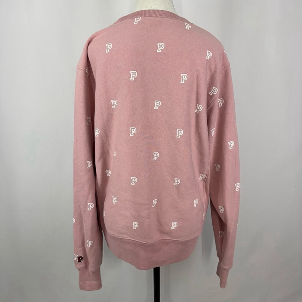Victoria's Secret PINK Sweatshirt Womens M Crew Neck Fleece Lined Cozy Pullover - Picture 7 of 13